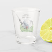 Persoonlijk Golf Shot Glas (Achterkant)