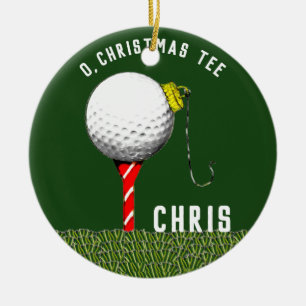 Persoonlijk golf-verzamelobject keramisch ornament