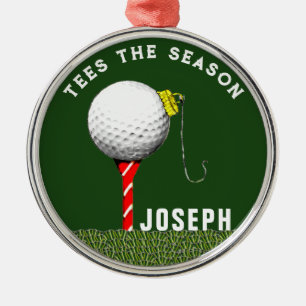 Persoonlijk golf-verzamelobject metalen ornament