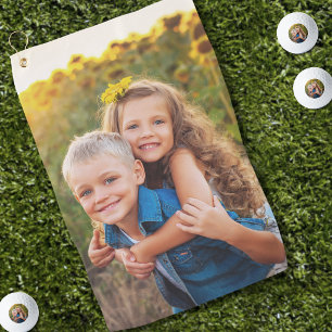 Persoonlijk Golfer Cadeau Met Foto Golfhanddoek