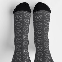 Persoonlijk golfmonogrammotief grijs