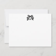 Persoonlijk golvend lint met monogram beginletter