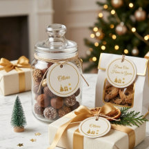 Persoonlijk gouden kerstgeschenk