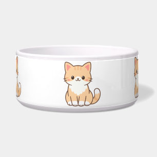 Persoonlijk Grappig Katten Cadeau – Minimale Aange Voerbakje