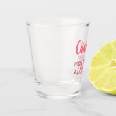 Persoonlijk grappig shotglas shot glas (Links)