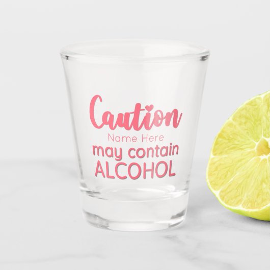 Persoonlijk grappig shotglas shot glas (Voorkant)