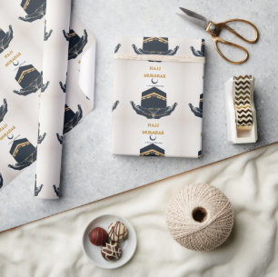 Persoonlijk Hajj Mubarak-cadeau Cadeaupapier