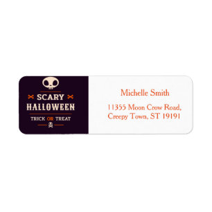 Persoonlijk Halloween-etiket Etiket