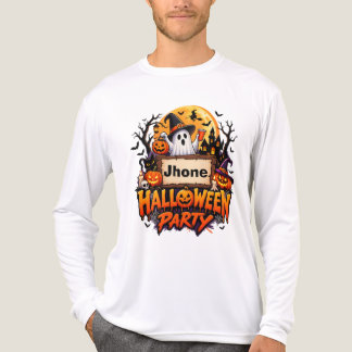 Persoonlijk Halloween-feest T-shirt | Aangepaste n