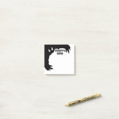 Persoonlijk Halloween-notitieblok Grappig monster Post-it® Notes (Op bureau)