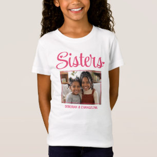 Persoonlijk Hart Script Foto ZUSTERS T-shirt