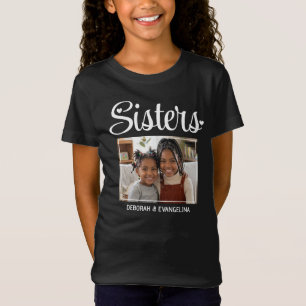 Persoonlijk Hart Script Foto ZUSTERS T-shirt