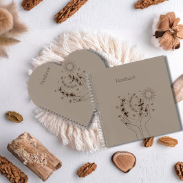 Persoonlijk Hemels Bloemrijk Spiraal Notitieboek