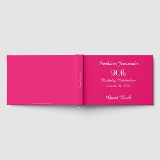 Persoonlijk Herinneringsboek/Guestbook 90ste Verja Gastenboek