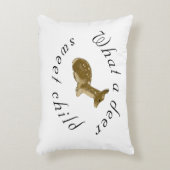 Persoonlijk herten zoete kind_Woud  Accent Kussen (Voorkant(Verticaal))