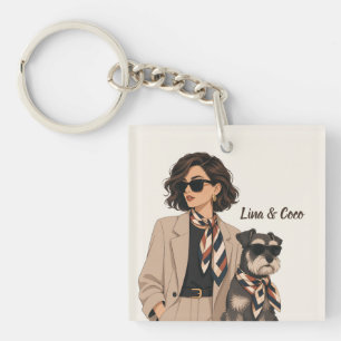 "Persoonlijk Hond Moeder Cadeau" "Aangepast Huisdi Sleutelhanger