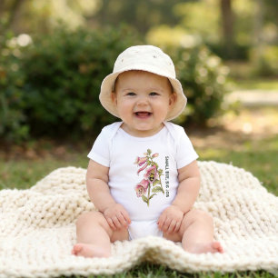Persoonlijk Honey Bee Florale Cottagecore Romper