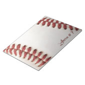 Persoonlijk honkbal notitieblok (Schuin)