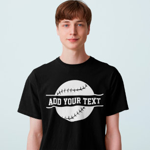 Persoonlijk honkbal t-shirt