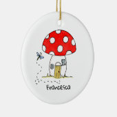 Persoonlijk hoofdartikel Toadstool & Dragonfly New Keramisch Ornament (Rechts)