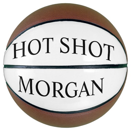 Persoonlijk hot-shot basketbal (Voorkant)