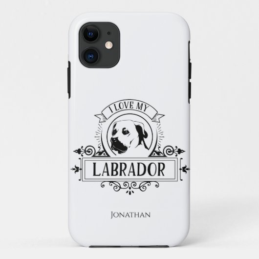 Persoonlijk hou ik van mijn labrador Case-Mate iPhone case (Achterkant)