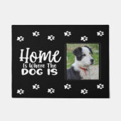 Persoonlijk huis is waar de hond doormat is deurmat (Voorkant)