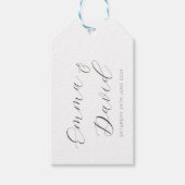 Persoonlijk huwelijk cadeaulabel (Voorkant)