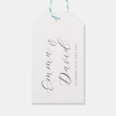 Persoonlijk huwelijk cadeaulabel (Achterkant)