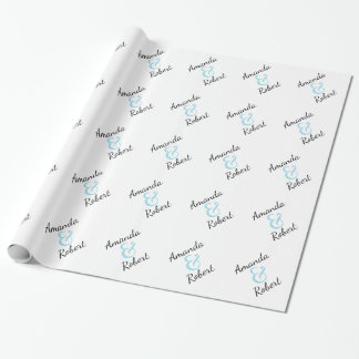 Persoonlijk huwelijk cadeaupapier
