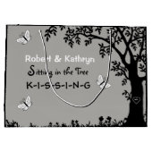 Persoonlijk huwelijk/Jubileum-romantiek Groot Cadeauzakje (Achterkant)