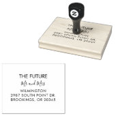 Persoonlijk huwelijksfeest van het bruidspaar reto rubberstempel (Gestempeld)