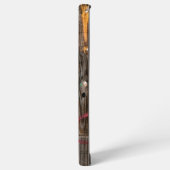 Persoonlijk Industriële Rustieke Houten Patroon Samsung Galaxy Hoesje (Linkerkant)