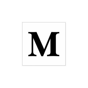 Persoonlijk Initiaal Eén Letter Aangepast Rubberstempel
