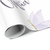 Persoonlijk Inpakpapier met Vlinders. (Rol Hoek)