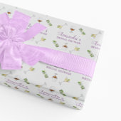 Persoonlijk inpakpapier voor bruidsdouche