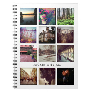 Persoonlijk installagram Foto Notitieboek