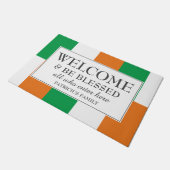 Persoonlijk IRISH FLAG Welkom Deurmat (Schuin)