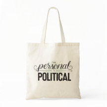 Persoonlijk is Politiek - Canvas tas