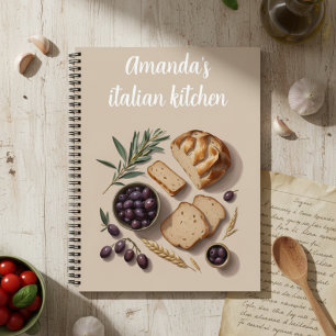 Persoonlijk Italiaans Keuken Kustbrood & Recept Notitieboek