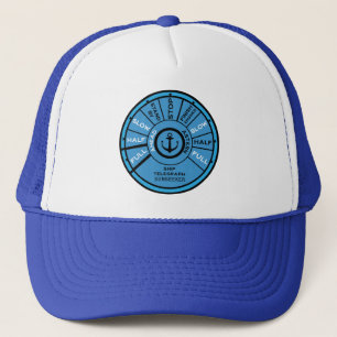 Persoonlijk jachtmarina-accessoire trucker pet