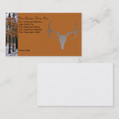 Persoonlijk jachtthema Camo Deer Visitekaartje (Voorkant / Achterkant)