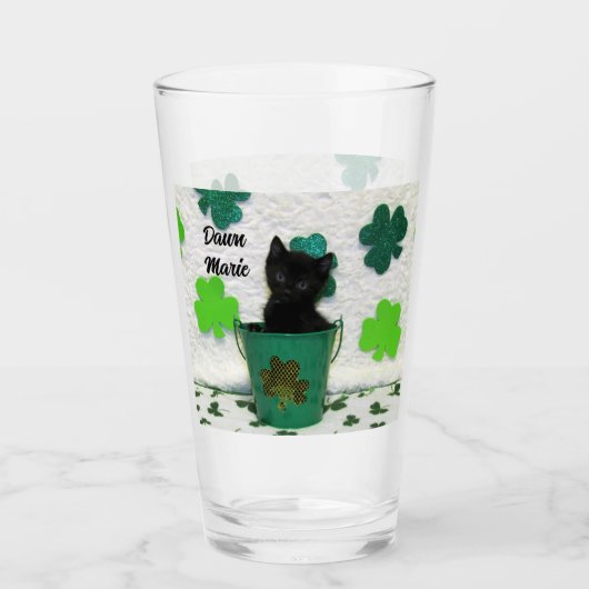 Persoonlijk - Jack the Cat's St. Patrick's Day Glas (Voorkant)