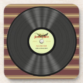 Persoonlijk Jazz Vinyl Record Onderzetter (Voorkant)