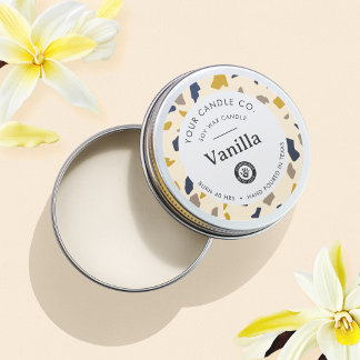 Persoonlijk Kaarslabel - Aanpasbare Sticker