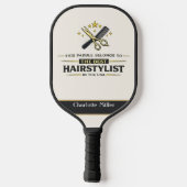 Persoonlijk Kapper Pickleball Paddle – Kapper (Achterkant)