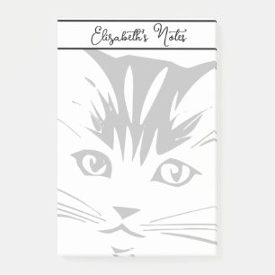 Persoonlijk kattengezicht post-it® notes