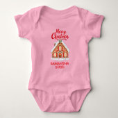 Persoonlijk kerst baby romper - Naam & 2026 (Voorkant)