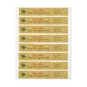 Persoonlijk kerstadres voor Merry Holly (Vel)