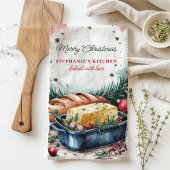 Persoonlijk Kerstbrood en Boter Theedoek